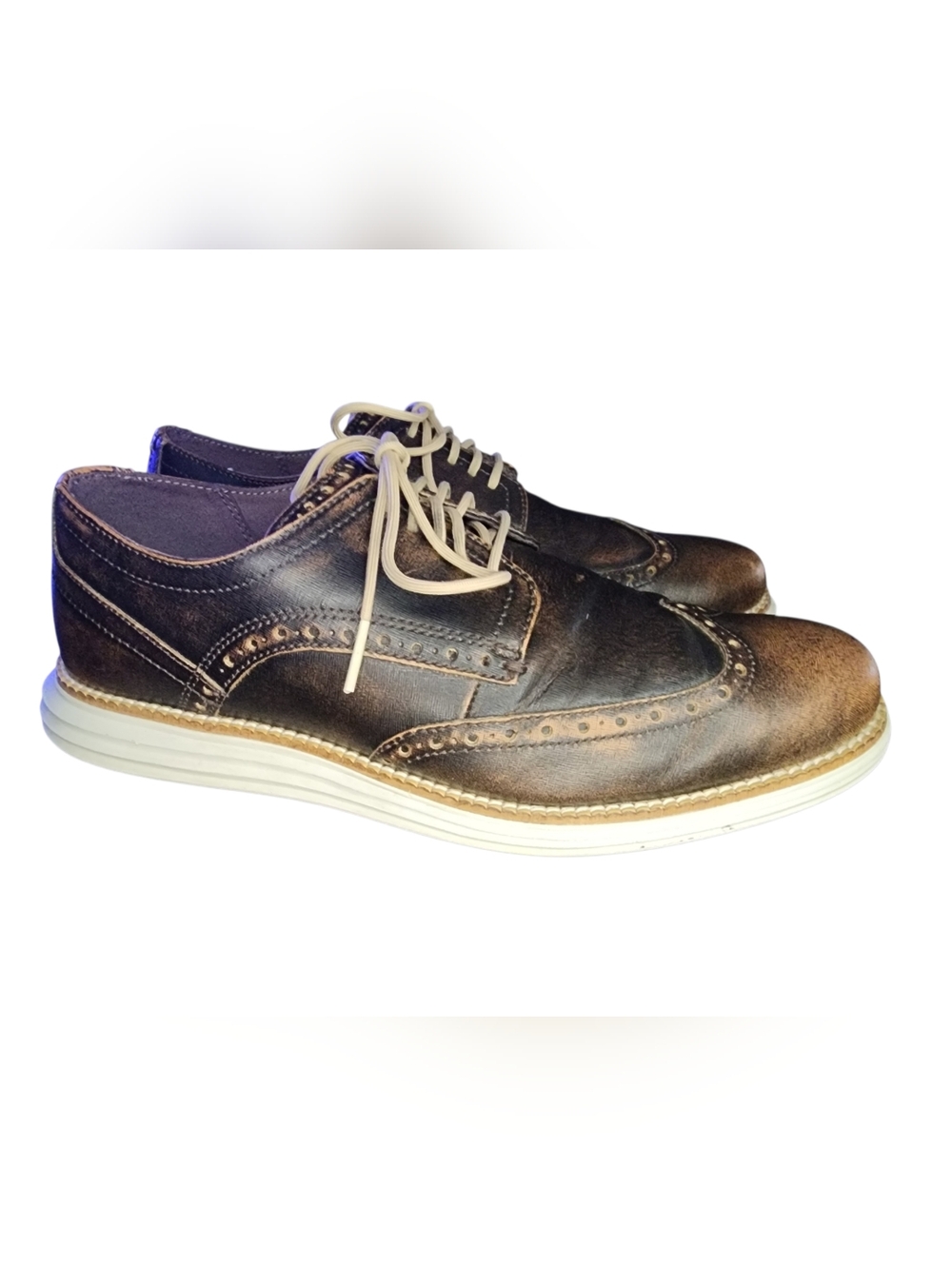Cole Haan Original Grand Wing Tip Oxford, Mens 8 - Picture 3 of 10